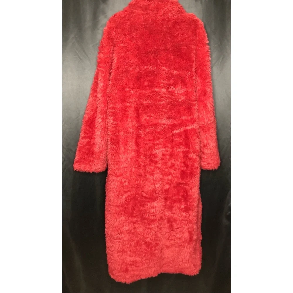 Free People Evys Faux Fur Plush Sherpa Teddy Coat $198 XS - Picture 5 of 6